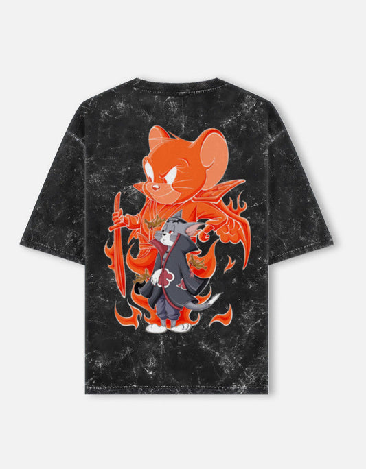 Tom & Jerry Oversized Acid Wash T-Shirt Blog