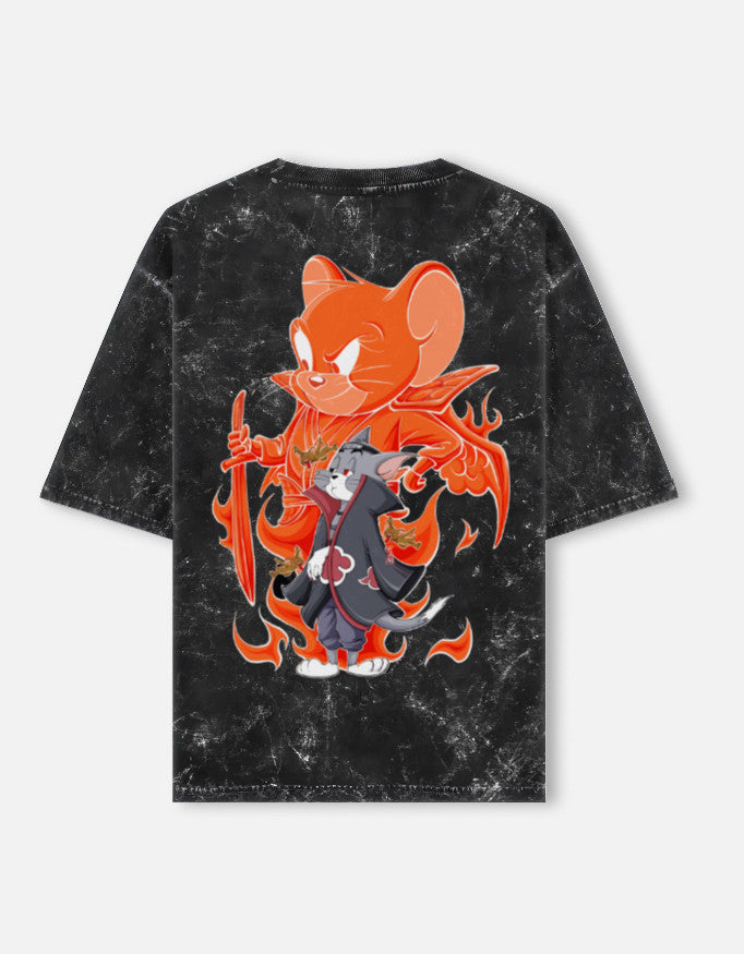 Tom & Jerry Oversized Acid Wash T-Shirt Blog